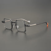 Jolina Retro Rectangle Glasses Frame Rectangle Frames Southood Grey